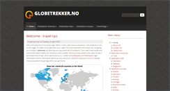 Desktop Screenshot of globetrekker.no
